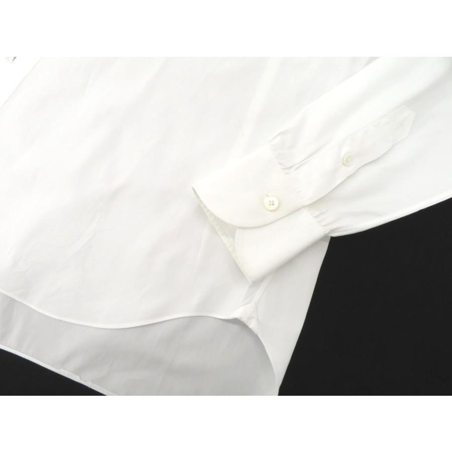 アヴィーノ AVINO コットン ワイドカラードレスシャツ ホワイト 40｜ritagliolibro｜06