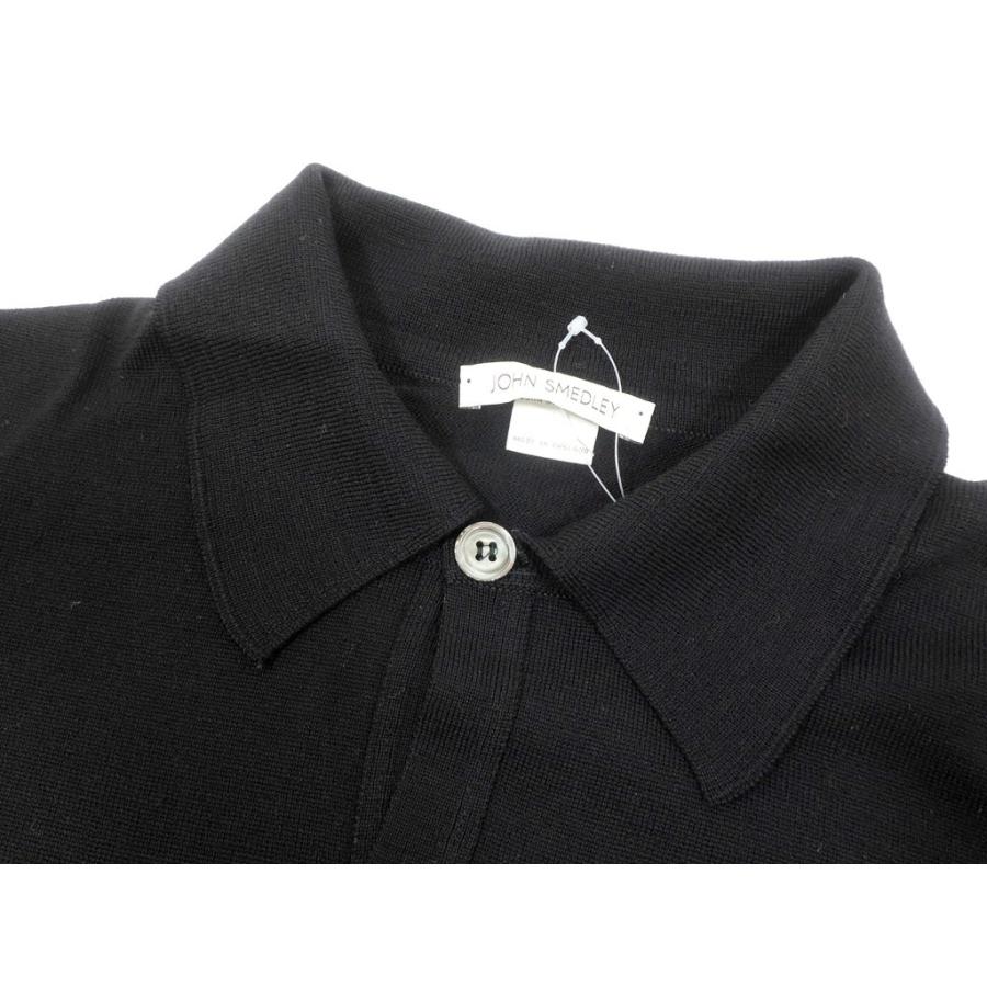 ジョンスメドレー JOHN SMEDLEY ハイゲージ ウールニット 襟付き 