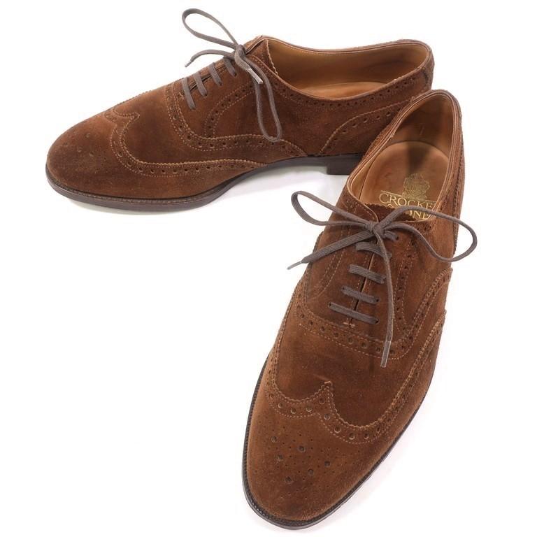 クロケット＆ジョーンズ ALBEMARLE 8.5 スエード クロケット