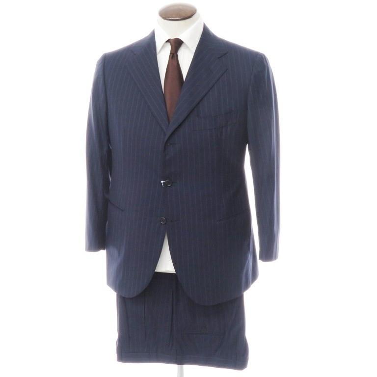 サルトリア アットリーニ Sartoria Attolini ストライプ柄 カシミア混