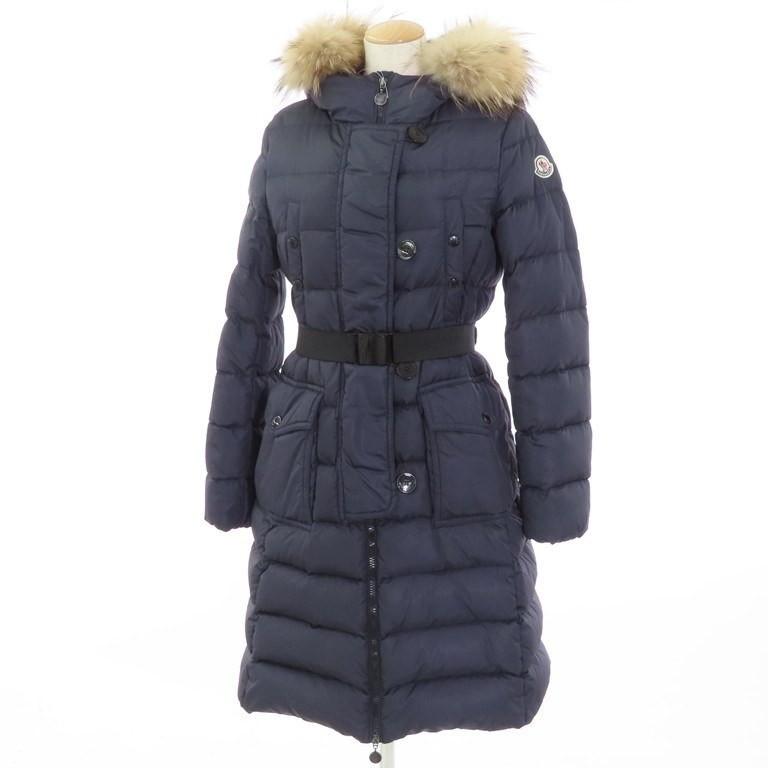 モンクレール Moncler ナイロン ダウンコート Genevrier レディース ネイビー 1 1 リタリオリブロ ヤフーショップ 通販 Yahoo ショッピング