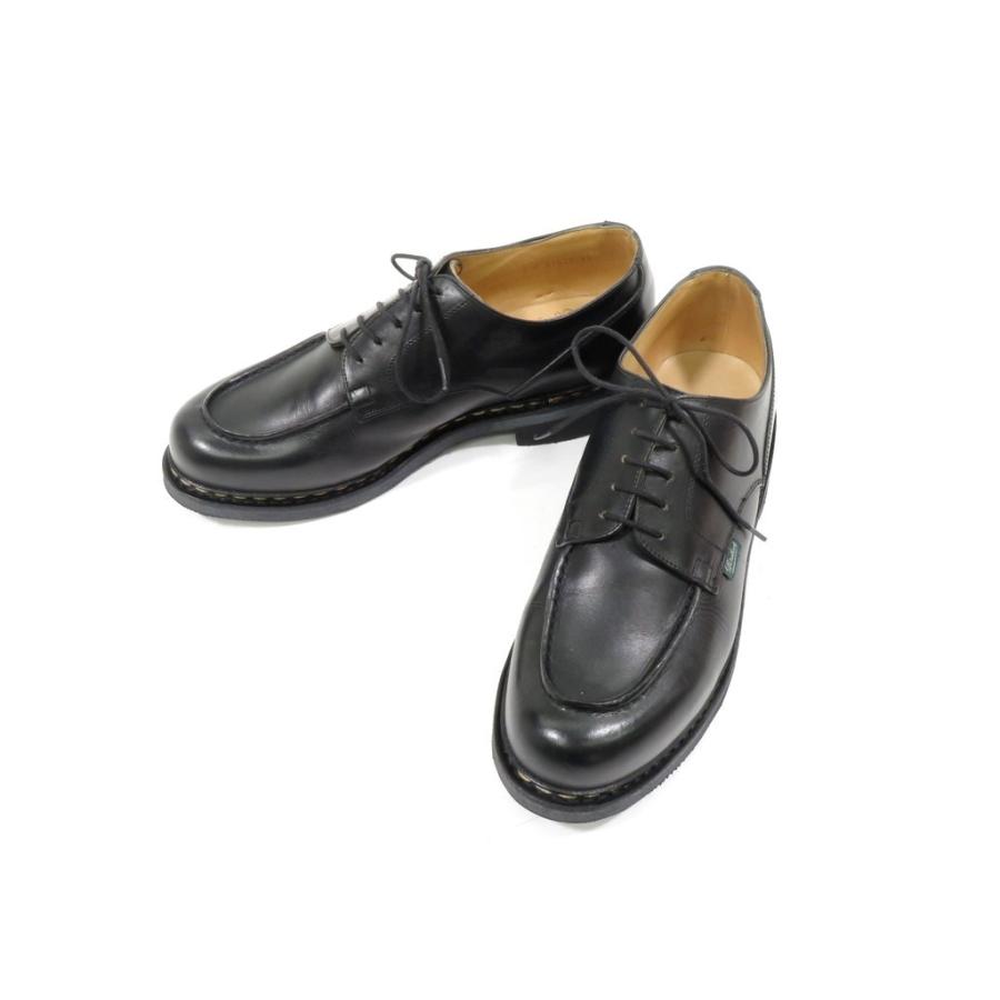 パラブーツ Paraboot 外羽根 Uチップ レザーシューズ シャン
