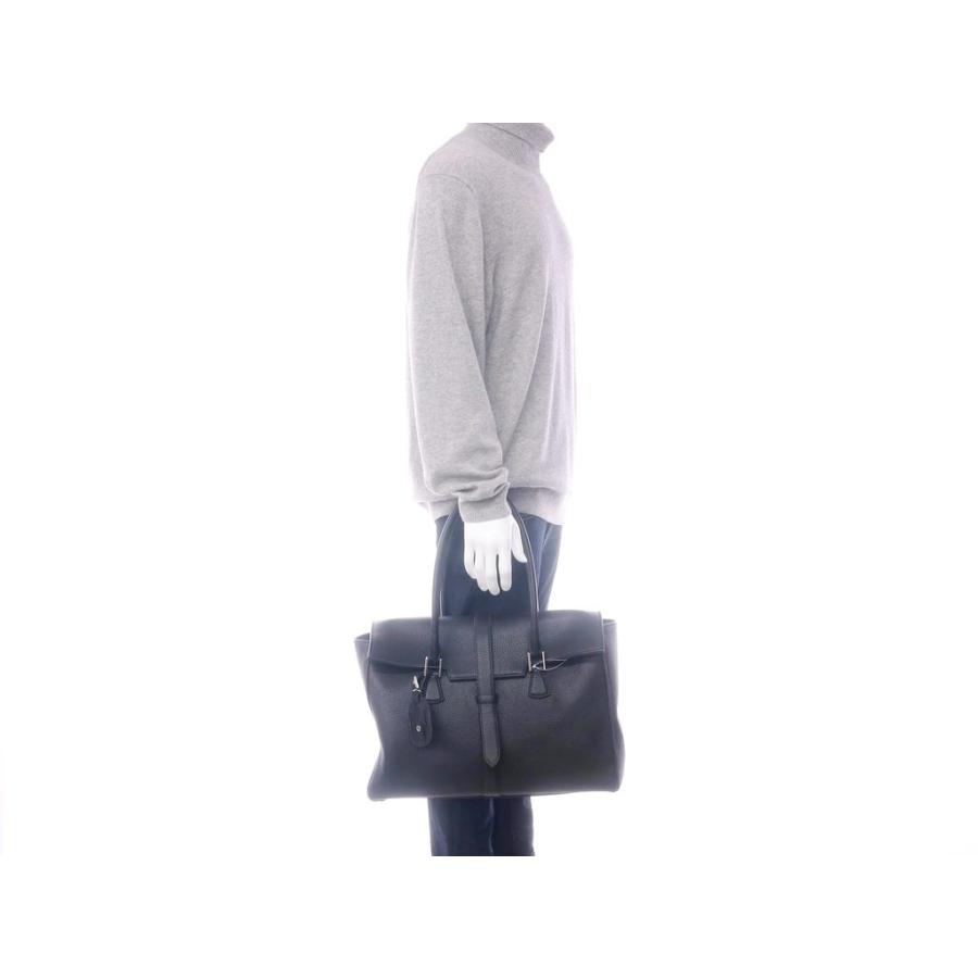 ベレッタ アルフレッド BERETTA ALFRED シボ革 レザーバッグ ブラック