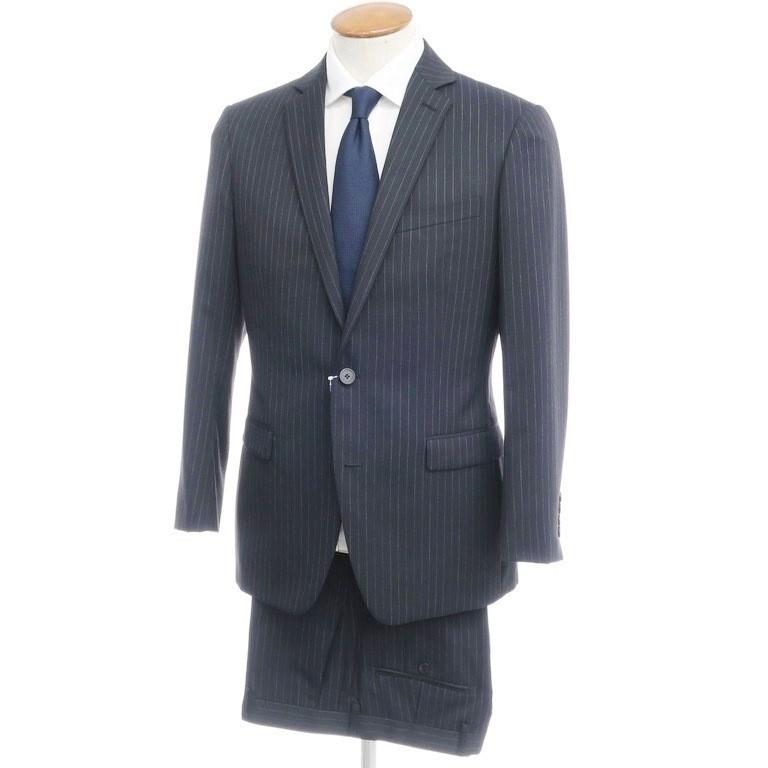 中古】カルバンクライン Calvin Klein ストライプ ウールポリエステル