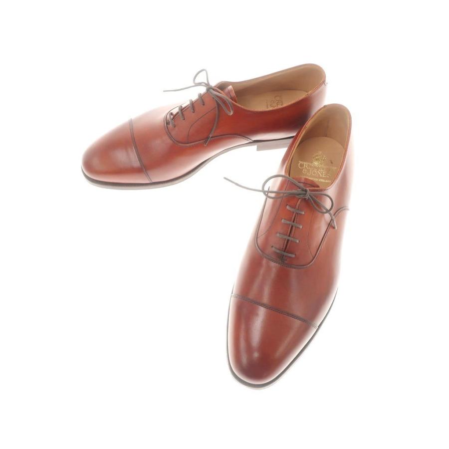 未使用 クロケット ＆ ジョーンズ CROCKETT&JONES CONNAUGHT カーフレザー ドレスシューズ ブラウン 10 1/2｜ritagliolibro｜02