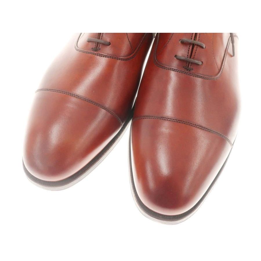 未使用 クロケット ＆ ジョーンズ CROCKETT&JONES CONNAUGHT カーフレザー ドレスシューズ ブラウン 10 1/2｜ritagliolibro｜05