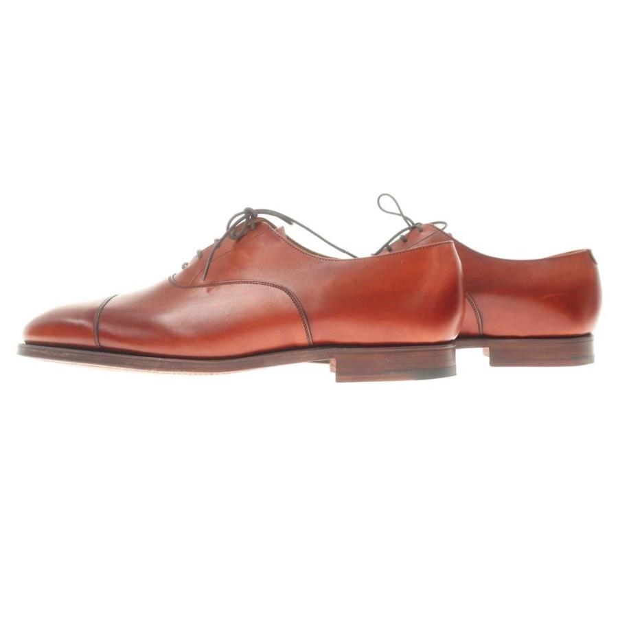 未使用 クロケット ＆ ジョーンズ CROCKETT&JONES CONNAUGHT カーフレザー ドレスシューズ ブラウン 10 1/2｜ritagliolibro｜07