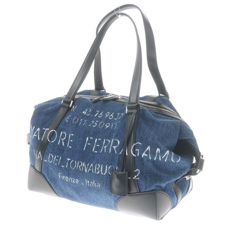 サルヴァトーレ フェラガモ Salvatore Ferragamo デニム レザー 3way