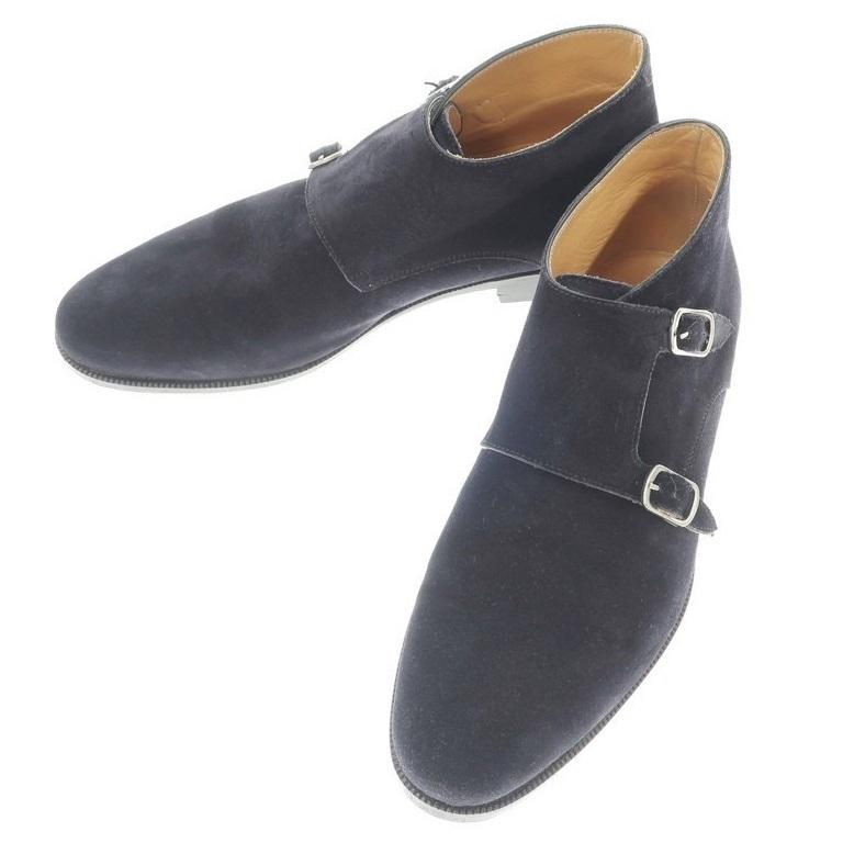 ディメッラ DI MELLA スエードレザー ダブルモンク チャッカブーツ