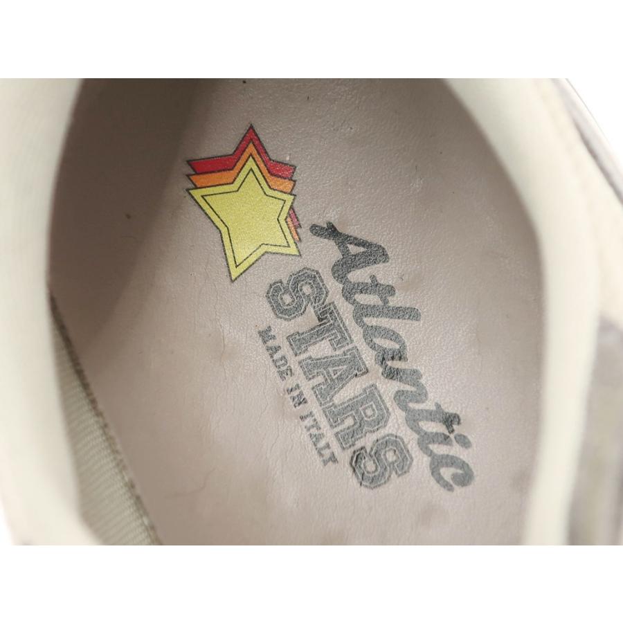【中古】アトランティックスターズ Atlantic STARS MARS ナイロン×レザー スニーカー グレー系【サイズ43】 [EPD]｜ritagliolibro｜08