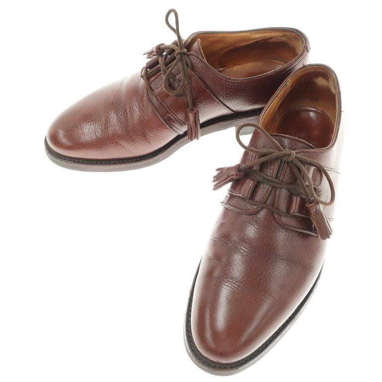ジョンロブ JOHN LOBB SADDLE レザー タッセルシューレース ドレス