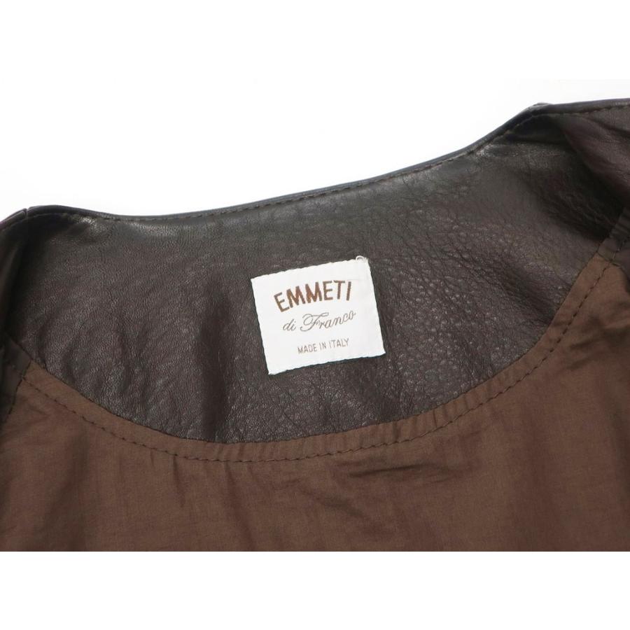 エンメティ EMMETI FELIX ラムスキン ノーカラー シングル