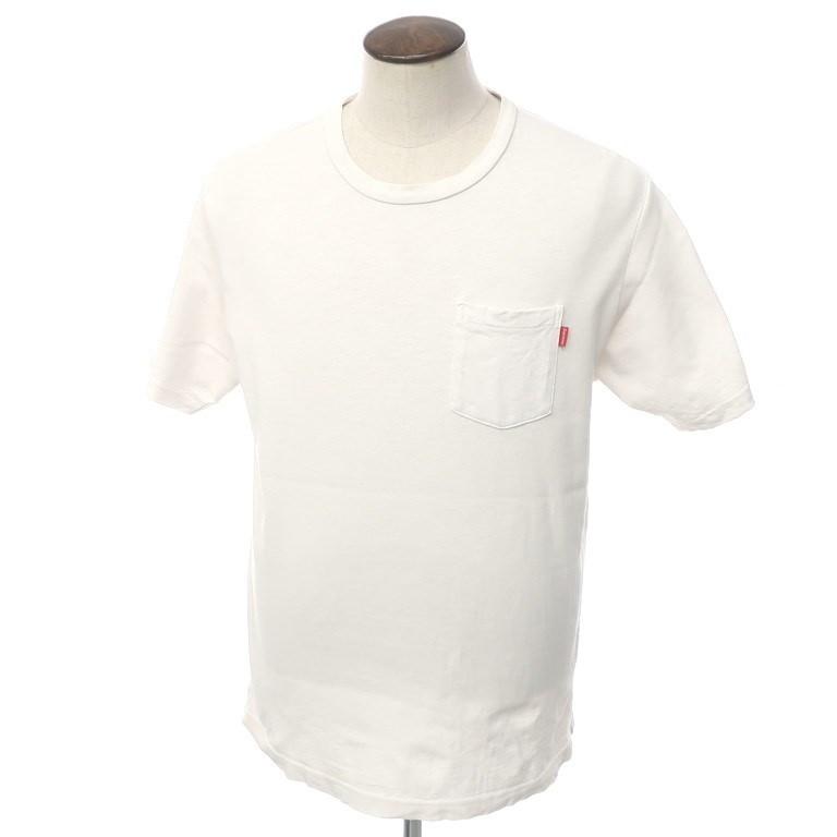 シュプリーム Supreme s/s pocket tee コットン天竺 クルーネック 半袖Tシャツ ホワイト L｜ritagliolibro