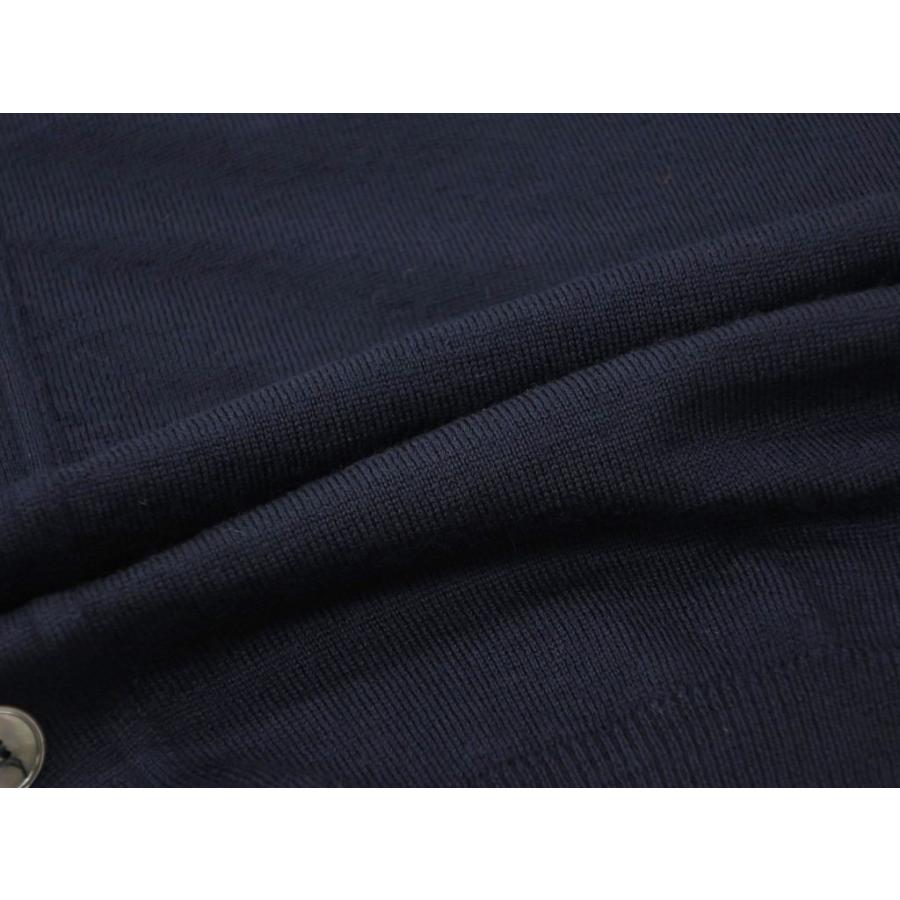 TIE YOUR TIE ウール ニットカーディガン 【Grassbag】 ネイビー S