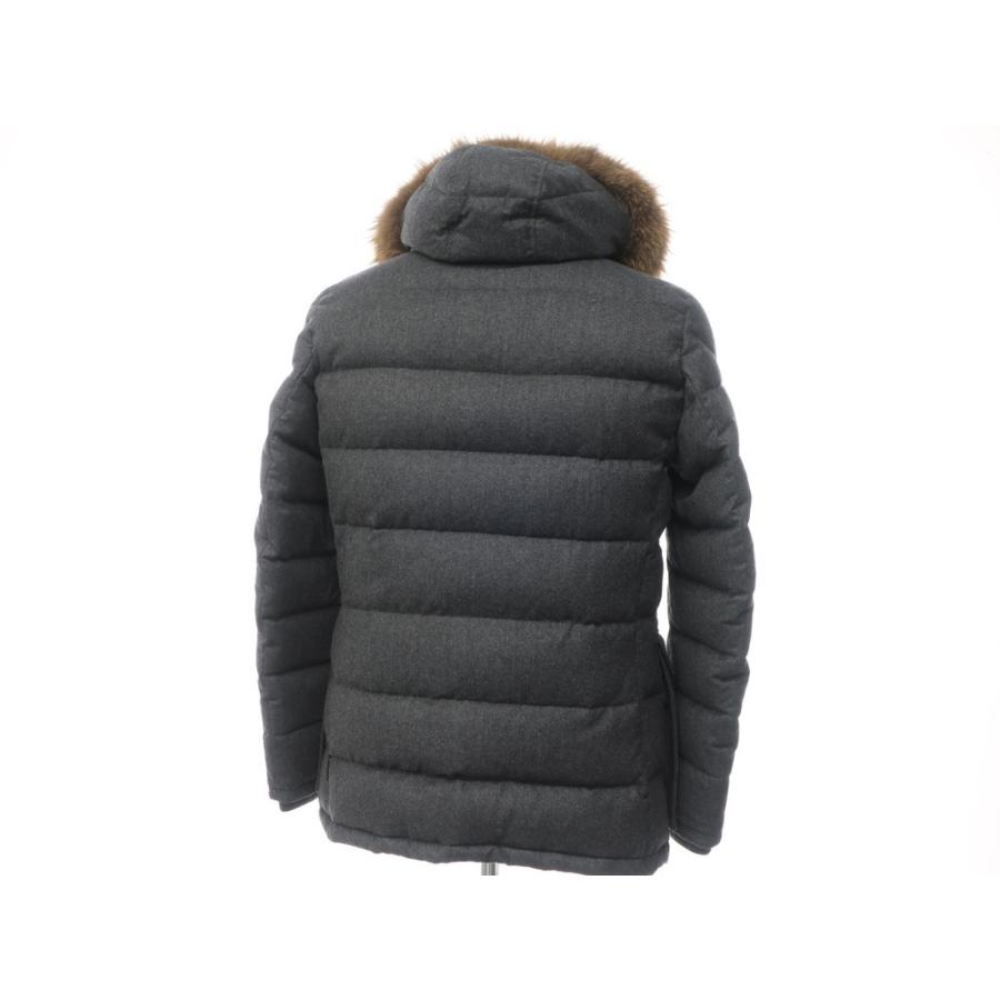 未使用 モンクレール MONCLER RETHE ウール フーデッドダウンパーカー  