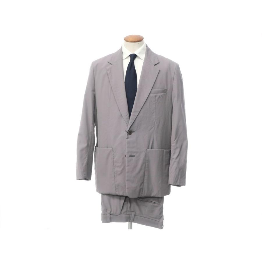 アンユーズド UNUSED ウール シルク 2つボタン セットアップ スーツ