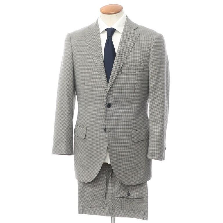 【中古】リングヂャケット リングジャケット RING JACKET ハウンドトゥース ウール 2B スーツ ブラックxホワイト【サイズ46】[BPD]  :1-240001093053:リタリオリブロ ヤフーショップ - 通販 - Yahoo!ショッピング