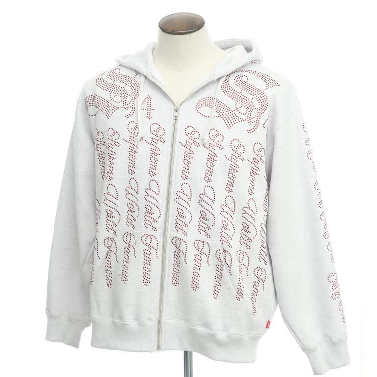 シュプリーム Supreme 2022年春夏 Rhinestone Zip Up Hooded Sweatshirt コットン ジップアップパーカー  グレー L :1-240001094591:リタリオリブロ ヤフーショップ - 通販 - Yahoo!ショッピング