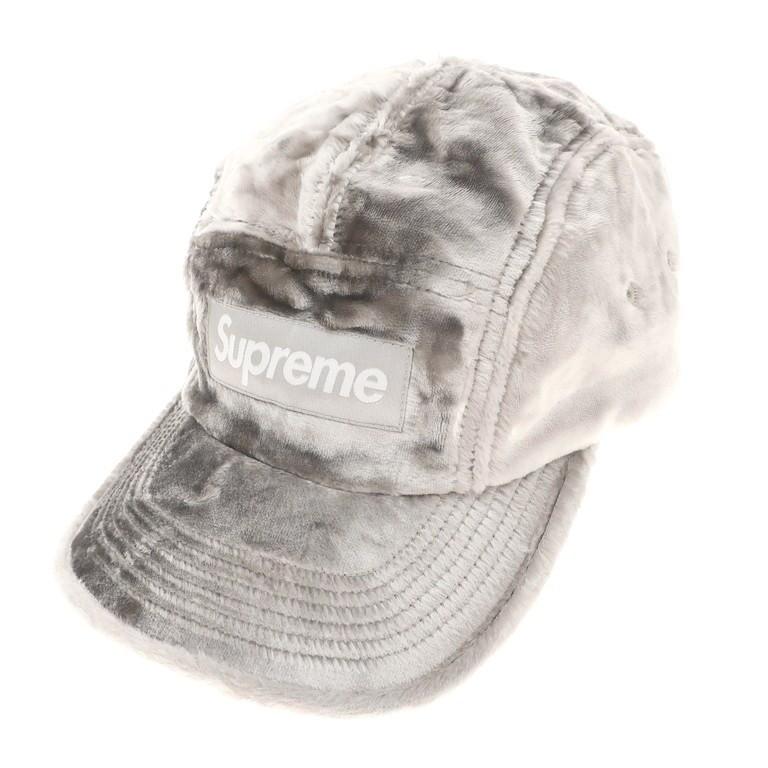 シュプリーム Supreme 2022年春夏 Crushed Velvet Camp Cap レーヨン