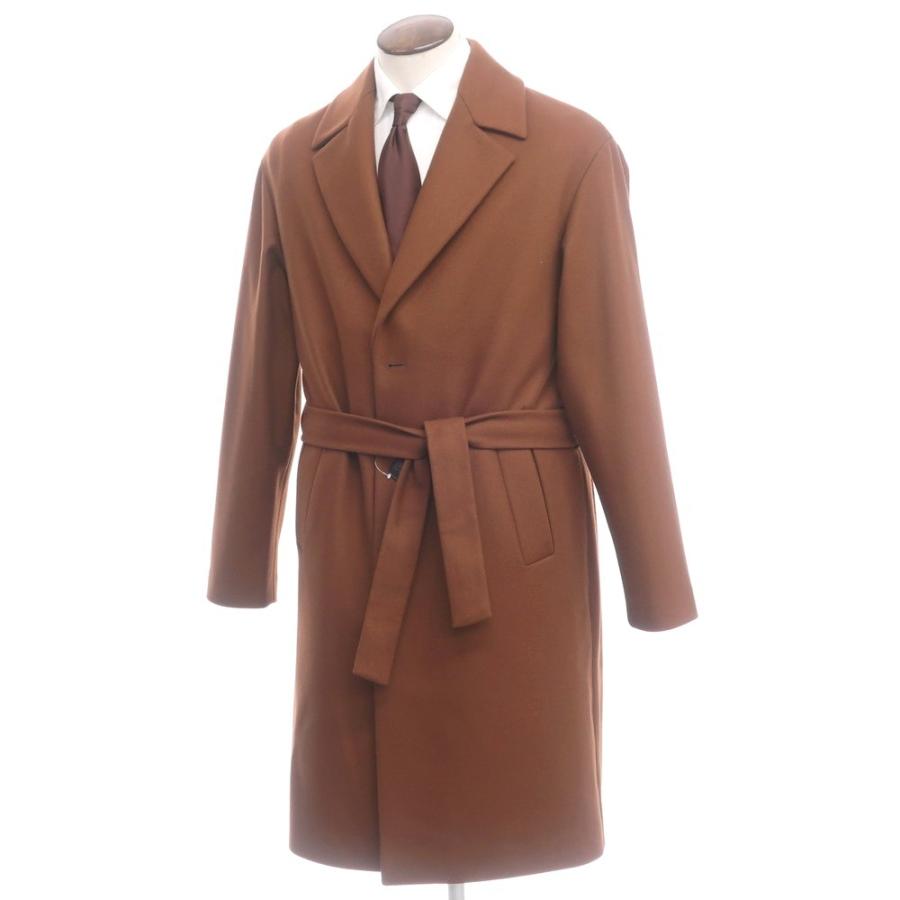 イーヴォ Hevo ウールナイロン ベルテッド チェスターフィールドコート