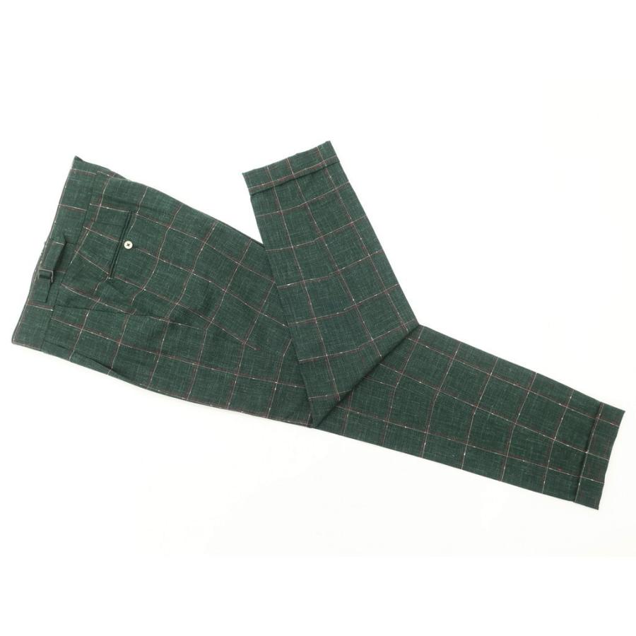 数量限定 イザイア ISAIA CORTINA コルティナ ウールシルクリネン チェック 2つボタンスーツ グリーン×レッド×ホワイト 48[EPD] 【IQ1127884196】(40669円)