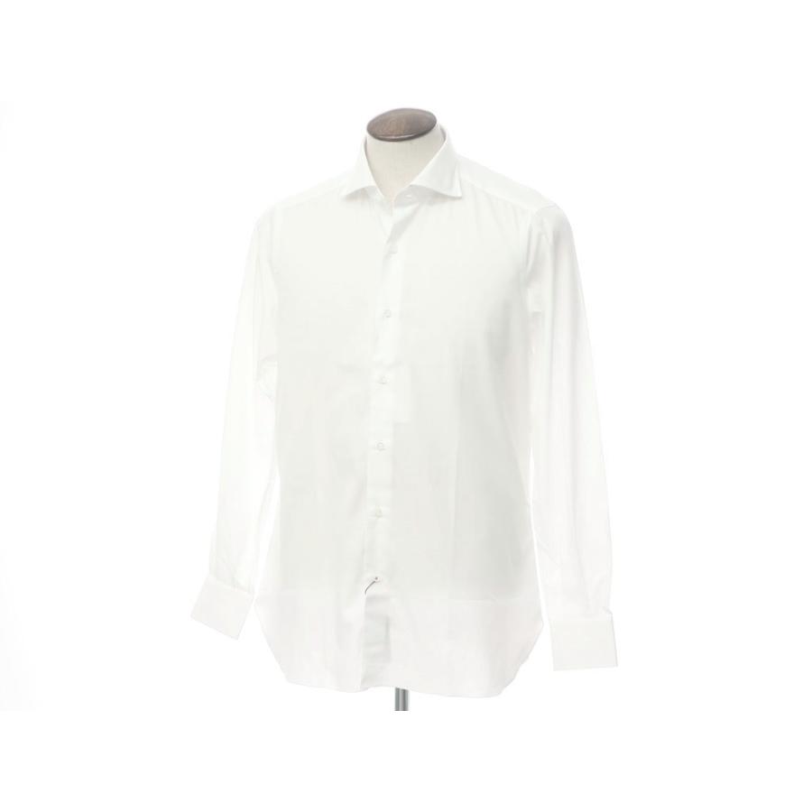 イザイア ISAIA LEUCA ワイドカラー ドレスシャツ ホワイト 41[CPD]｜ritagliolibro｜02