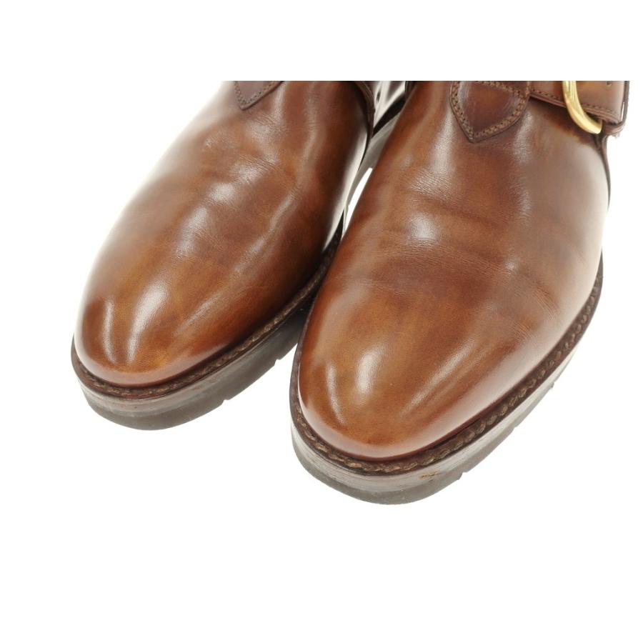 ベルルッティ Berluti シングルモンクストラップ シューズ ブラウン 8