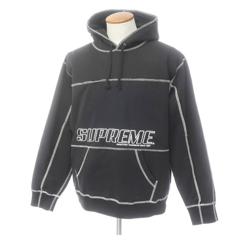 シュプリーム Supreme 2022年春夏 Coverstitch Hooded Sweatshirt 裏起毛 スウェットパーカー  ブラック×ホワイト M[CPD] :1-240001097175:リタリオリブロ ヤフーショップ - 通販 - Yahoo!ショッピング