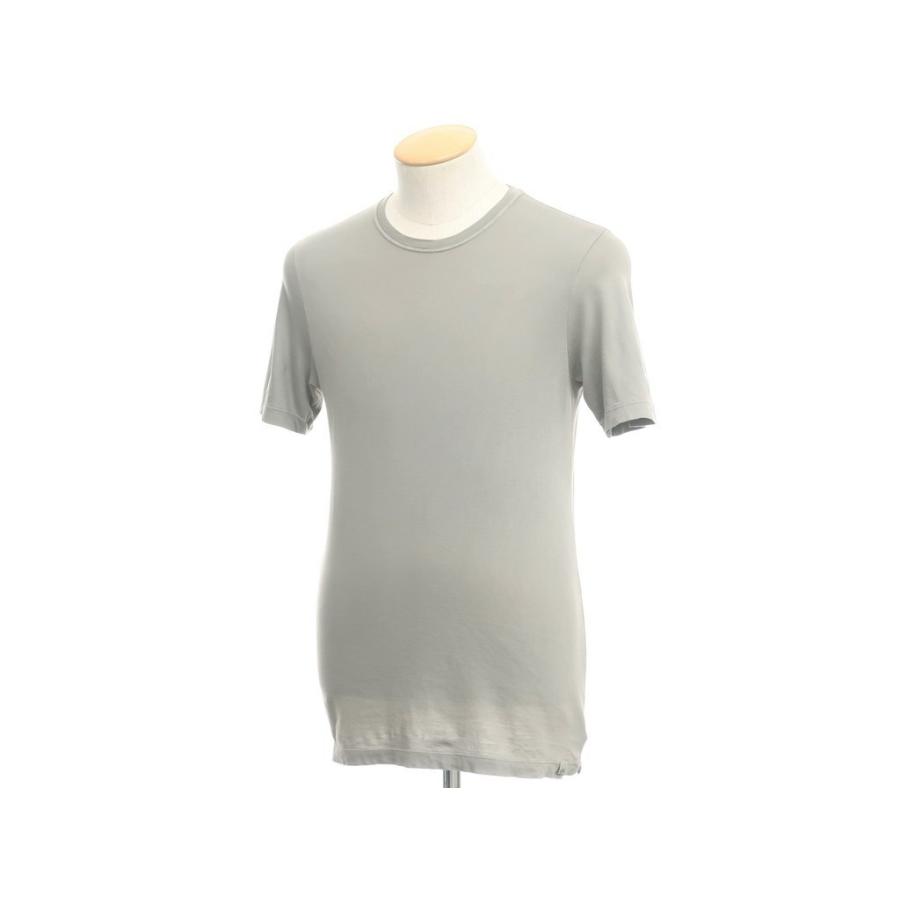 ザノーネ ZANONE コットン クルーネック 半袖 Tシャツ グレー S[EPD