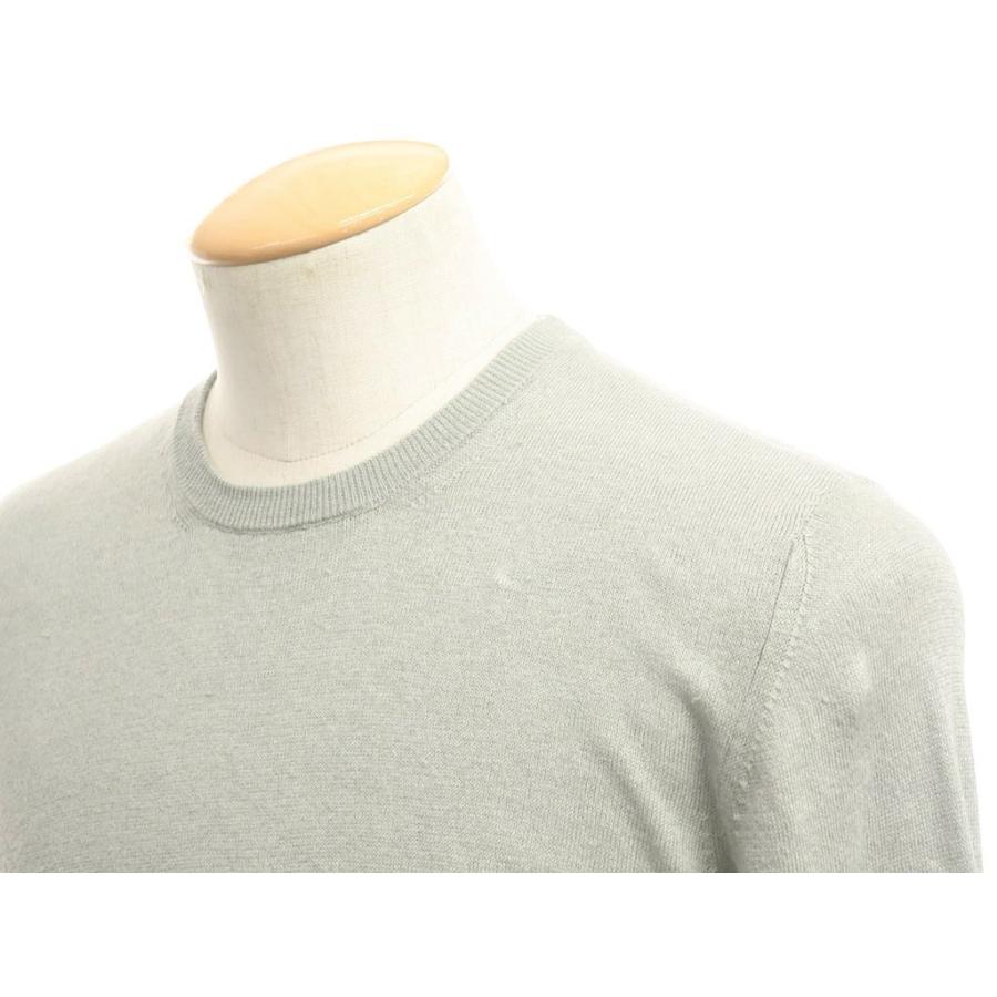 ドルモア Drumohr リネンポリエステル 長袖 クルーネック ニット