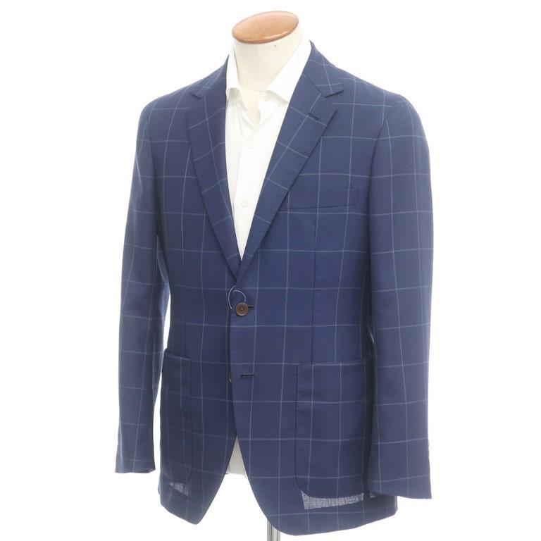 オリヒカ ORIHICA ウールポリエステル チェック テーラードジャケット