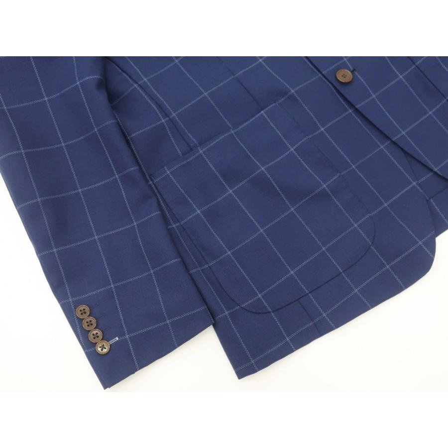 オリヒカ ORIHICA ウールポリエステル チェック テーラードジャケット