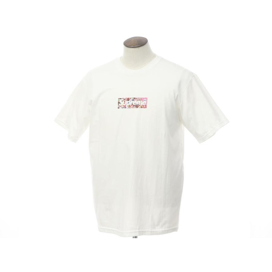 未使用 シュプリーム Supreme 2020年春夏 COVID-19 Relief Box Logo Tee 村上隆コラボ 半袖Tシャツ ホワイト L｜ritagliolibro｜02