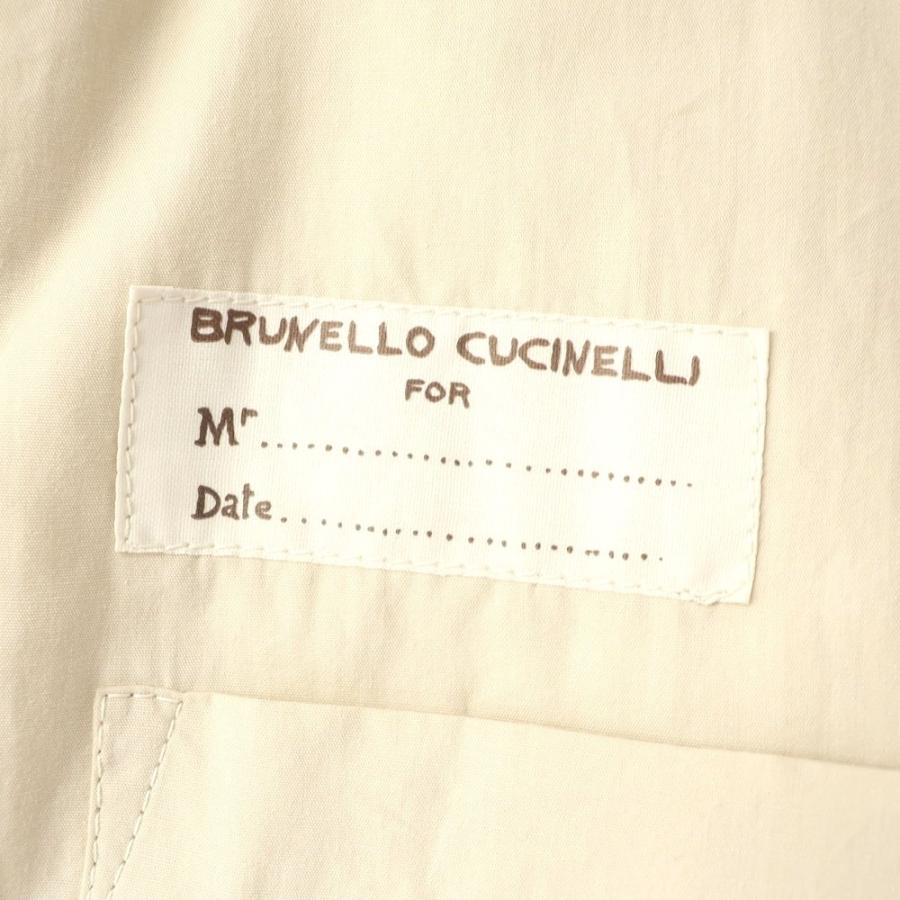 【中古】ブルネロクチネリ Brunello Cucinelli リネン ダウンベスト ブルゾン ネイビー【サイズL】[BPD]｜ritagliolibro｜05