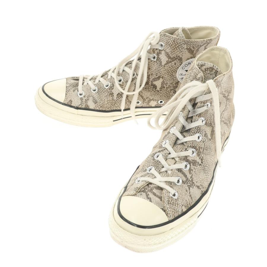 【中古】コンバース CONVERSE チャックテイラーCT70 パイソン柄 ハイカット スニーカー【BRW】【サイズ28.5cm】  :1-240001098570:リタリオリブロ ヤフーショップ - 通販 - Yahoo!ショッピング