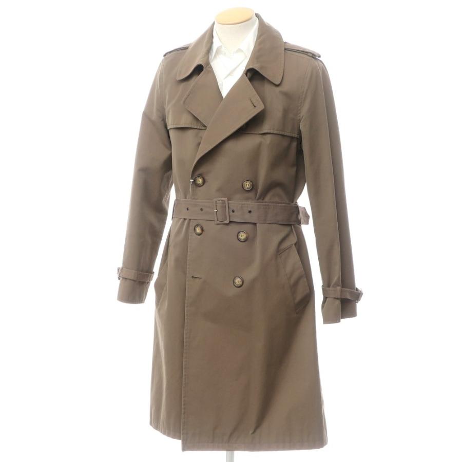 中古】アーペーセー A.P.C. コットン トレンチコート オリーブ【サイズ