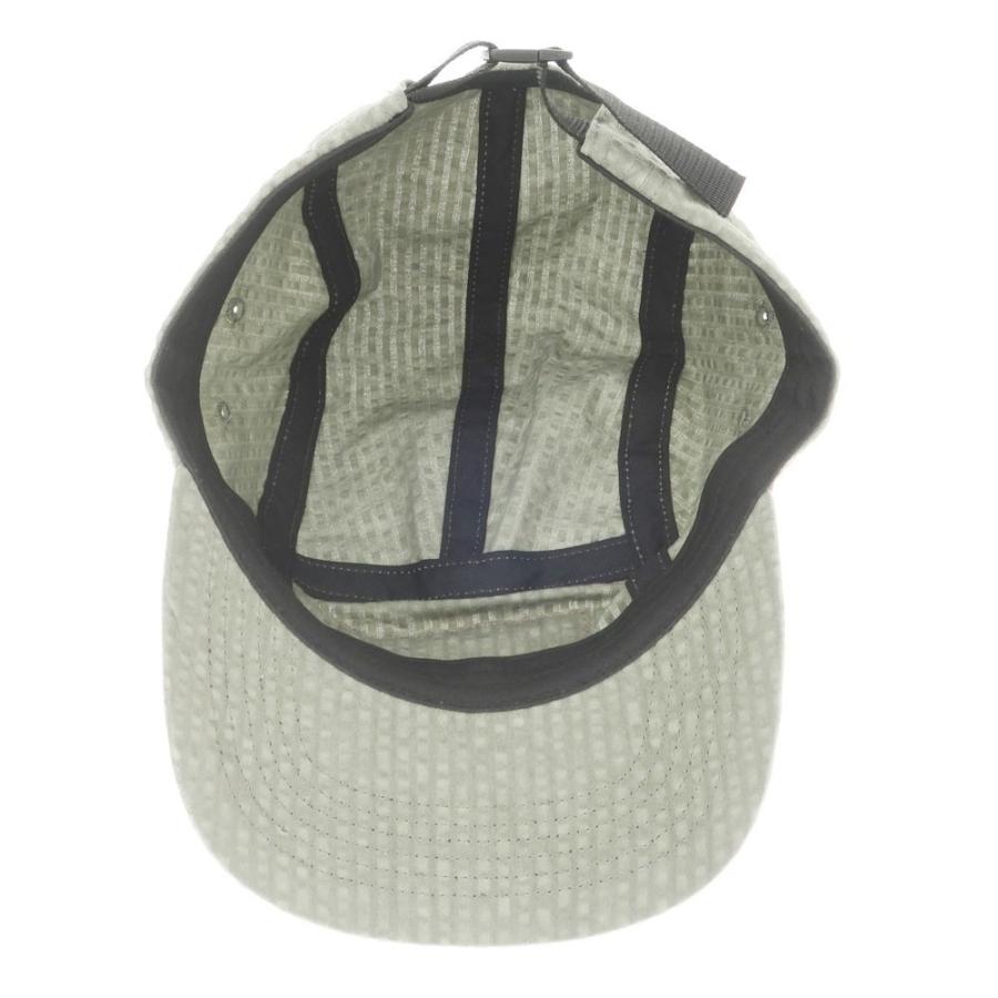 中古】シュプリーム Supreme 22SS Washed Seersucker Camp Cap シア
