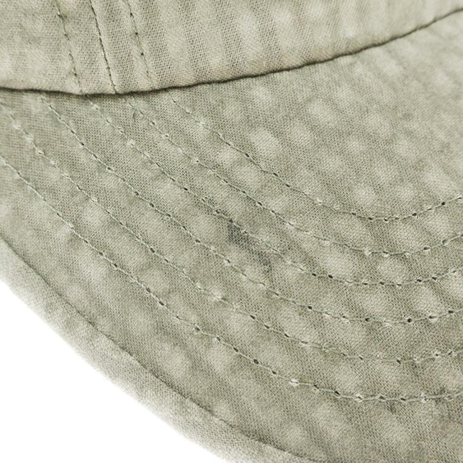 中古】シュプリーム Supreme 22SS Washed Seersucker Camp Cap シア