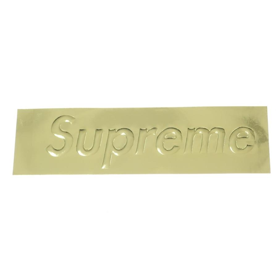 売り出しオーダー 2022FW supreme ステッカー ボックスロゴ″ゴールド″5