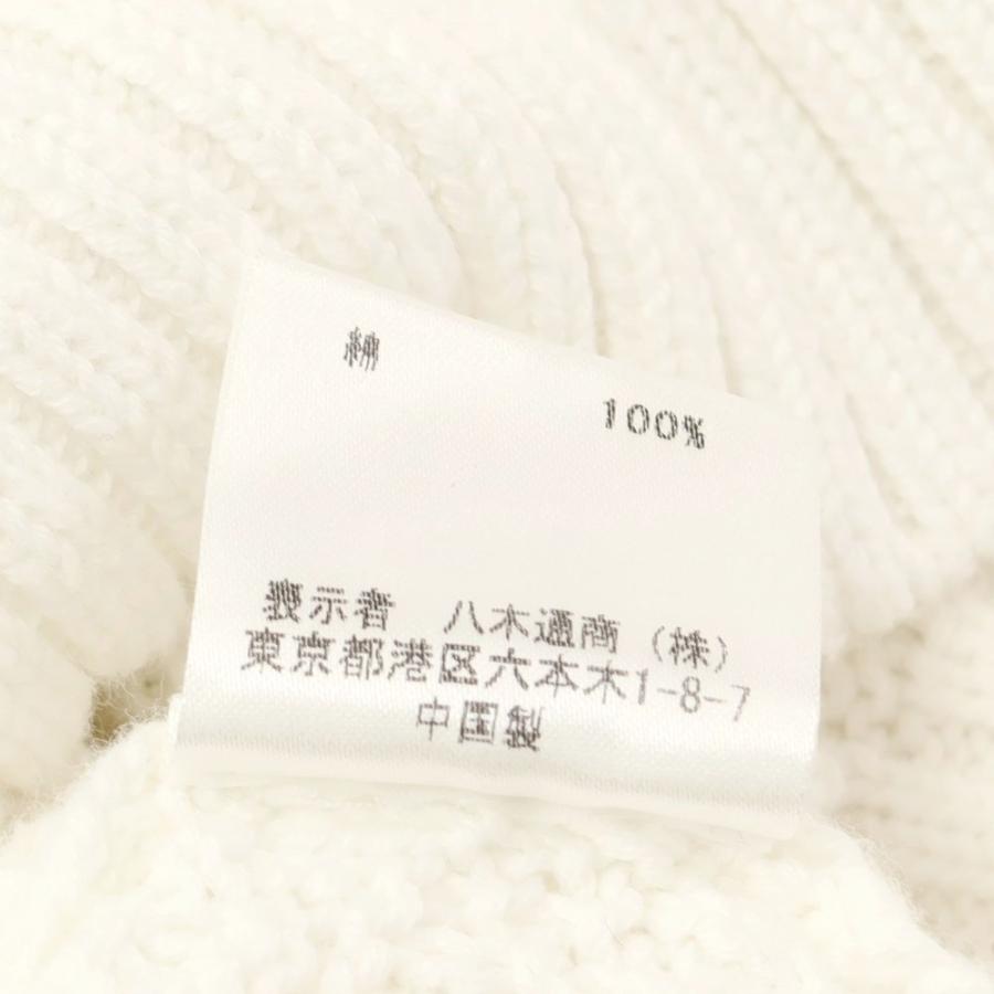中古】スリードッツ three dots ミドルゲージコットン ニット