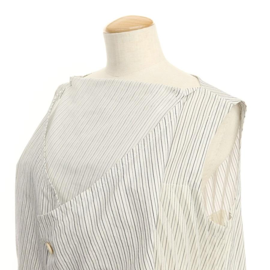 中古】イッセイミヤケ ISSEY MIYAKE 2022年春夏 ストライプ プリーツ