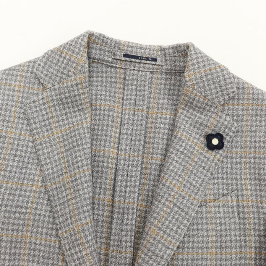 中古】ラルディーニ LARDINI ウールリネン チェック 3B アンコン