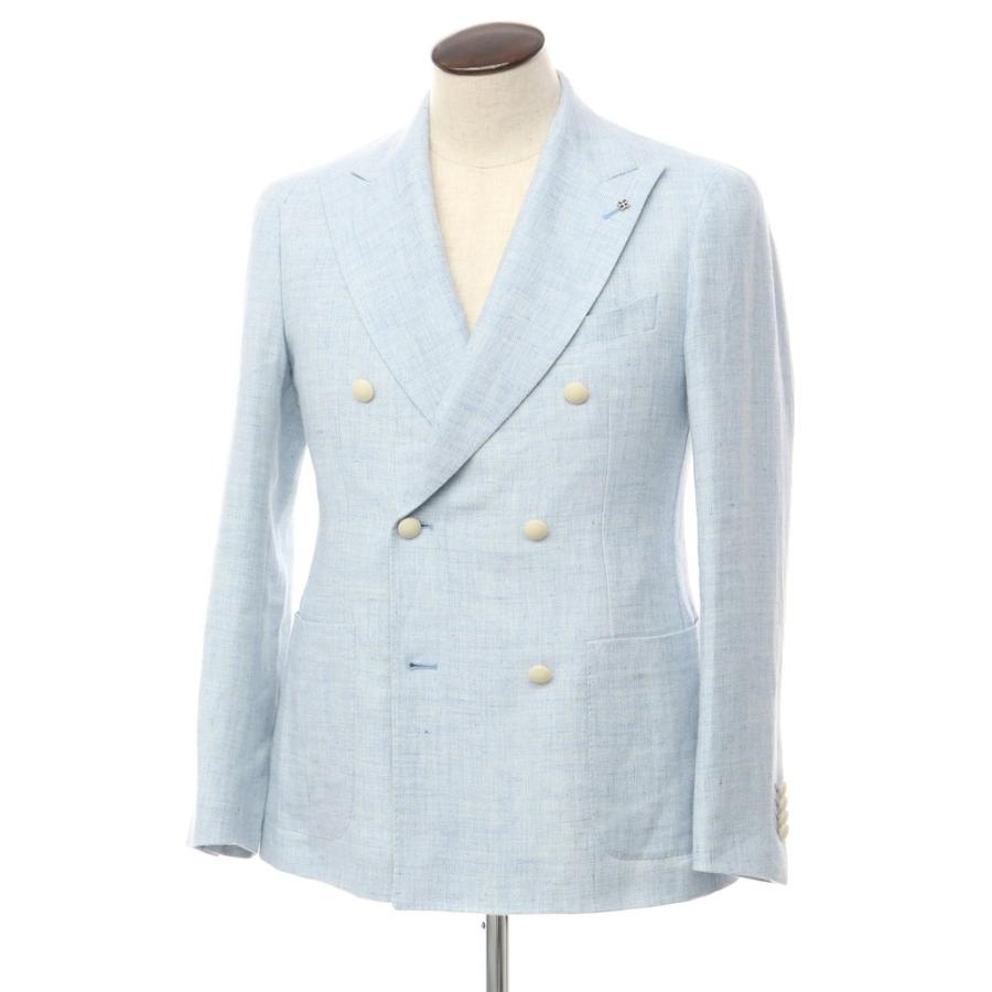 タリアトーレ TAGLIATORE リネンウール ダブルジャケット【サイズ48
