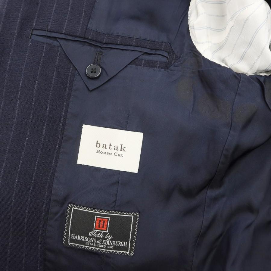batak バタク ネイビー ストライプ スーツ