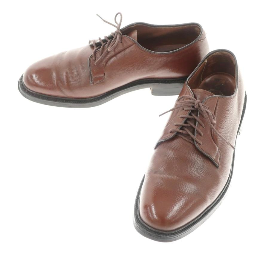 中古】オールデン ALDEN 930 プレーントゥ ドレスシューズ ブラウン