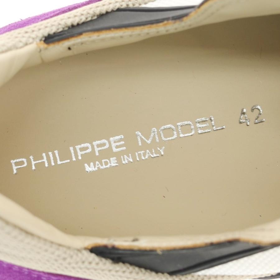 新品】フィリップモデル PHILIPPE MODEL ROYA WP6 スニーカー グレーx