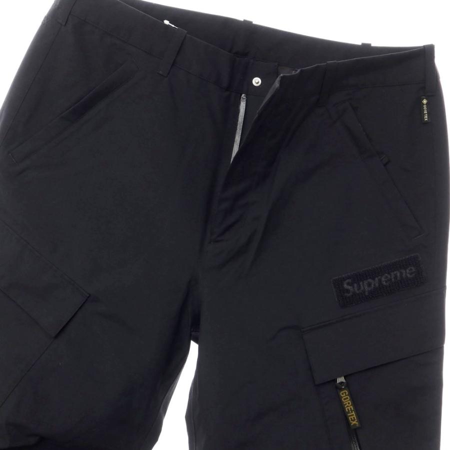 【中古】シュプリーム Supreme 2023年秋冬 GORE-TEX Cargo Pant ゴアテックスナイロン カーゴパンツ ブラック【サイズ34】｜ritagliolibro｜03