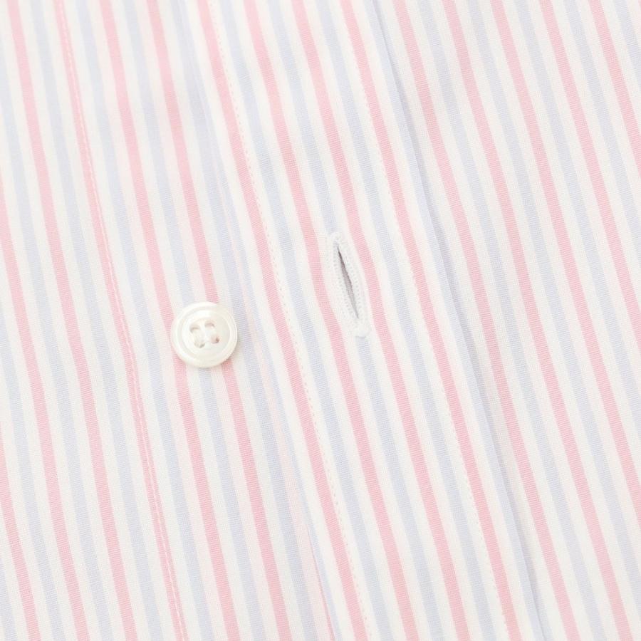 中古】シャルベ CHARVET コットン ダブルカフス レギュラーカラー 