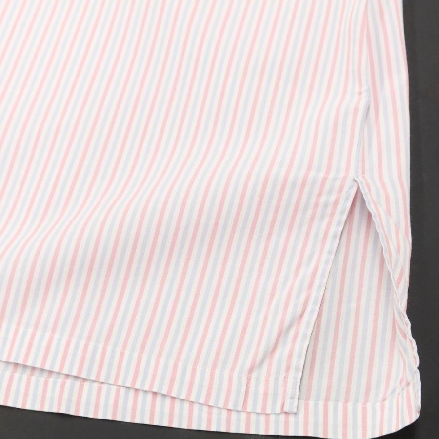 中古】シャルベ CHARVET コットン ダブルカフス レギュラーカラー 