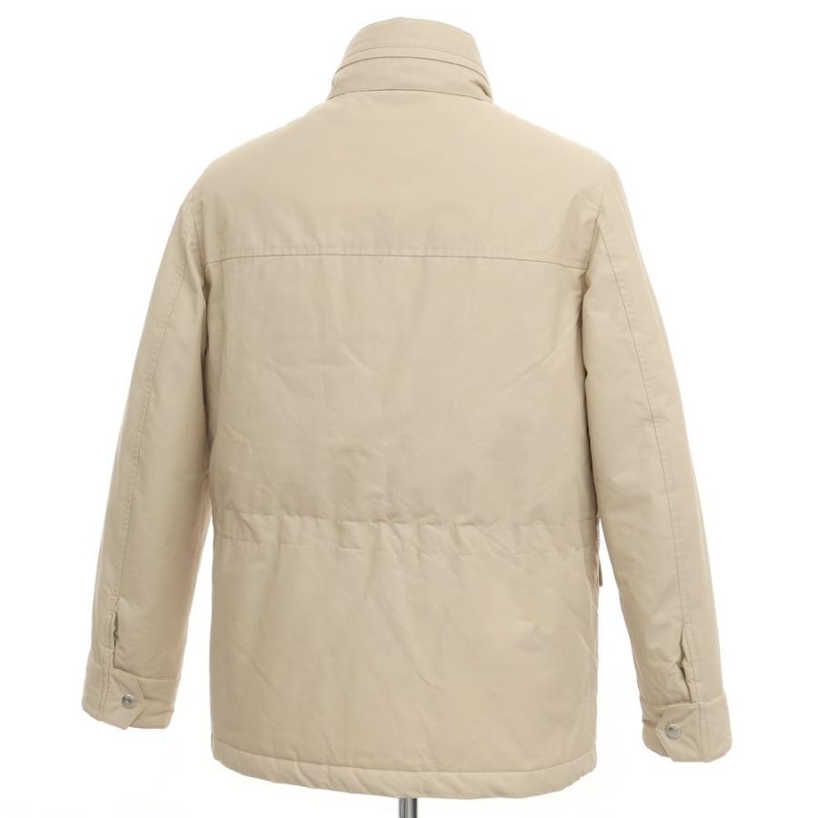 【中古】ブルネロクチネリ Brunello Cucinelli コットンナイロン 中綿 ジップアップ ブルゾン ベージュ【サイズXS】｜ritagliolibro｜02